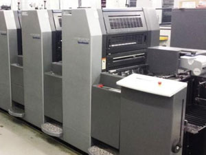 海德堡八開五色機